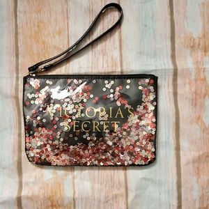 Victoria Secret Sequin Wristlet Case